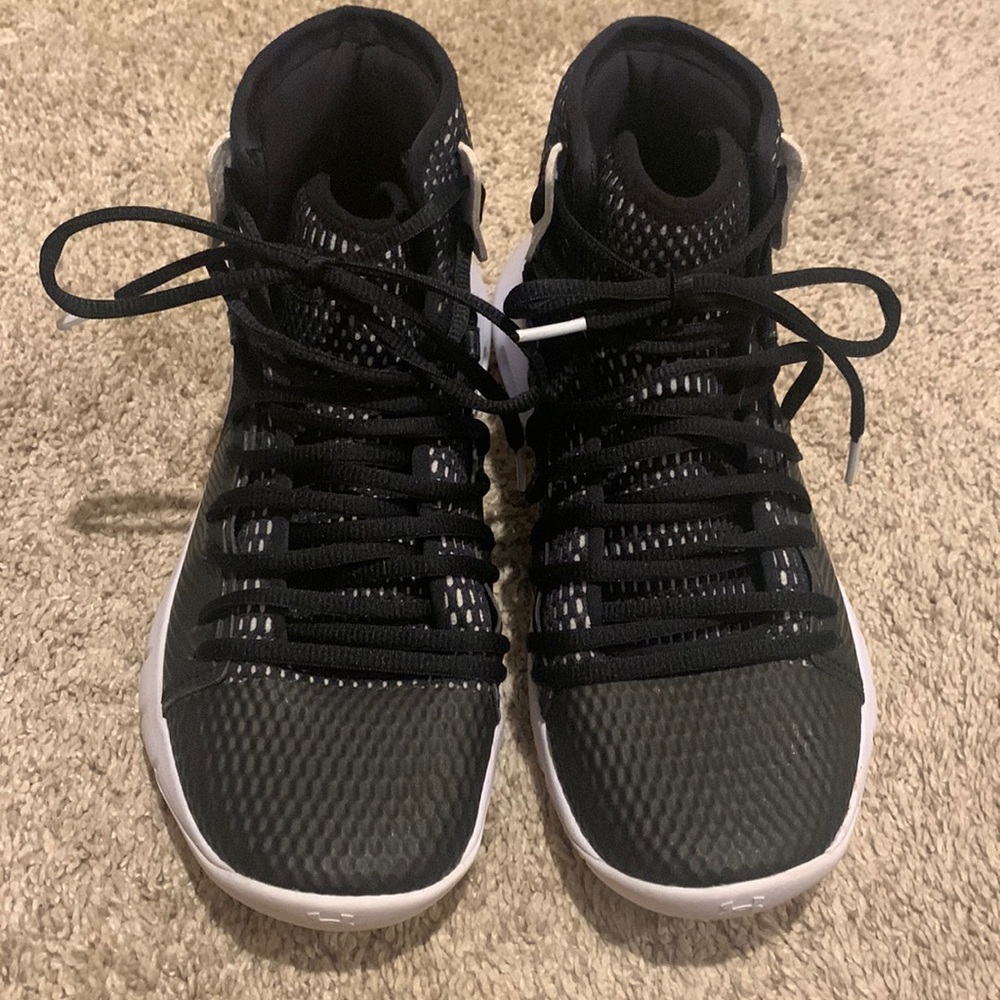 Under Armour HOVR Havoc Mens Size 6.5 Shoes Black Basketball Sneakers (Womens 8)